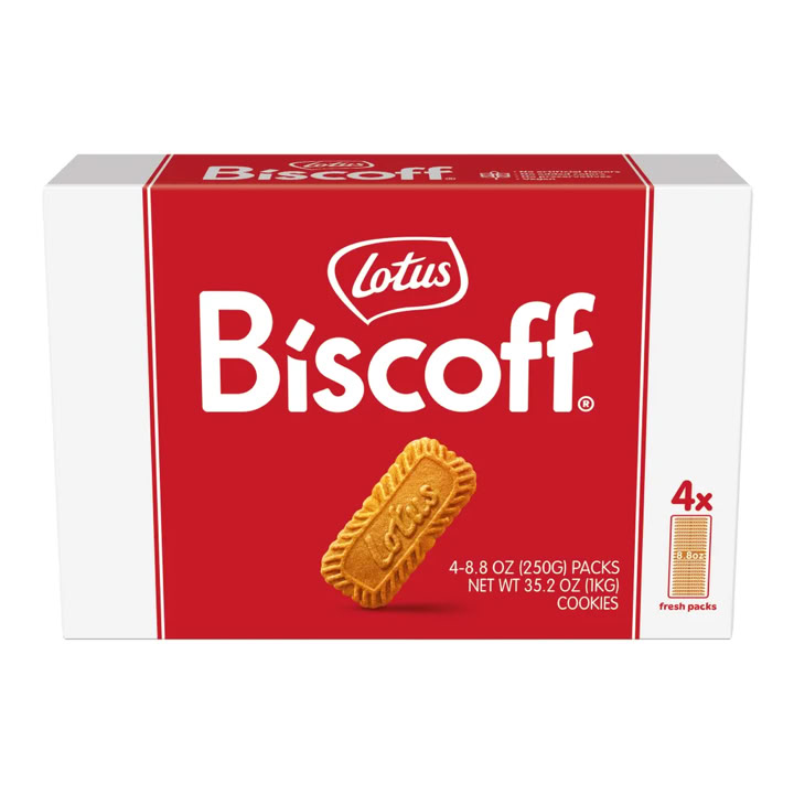 Lotus Biscoff Cookies, 8.8 oz., 4 Count Wholesale